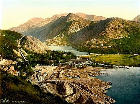 Dinorwic Quarry In Llanberis North Wales And The Quarrymens Lives