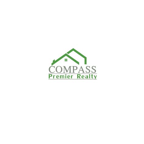 Serious Elegant Real Estate Logo Design For Compass Premier Realty By