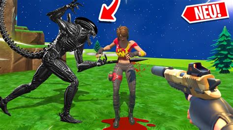 It's time to go alien hunting, so bring your best gear. Alien vs. Predator Modus in Fortnite ! - YouTube