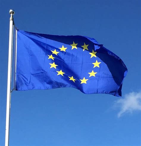 Blue Large 3x5 Fts European Union Eu Flag 90150cm Euro Flag Of Europe