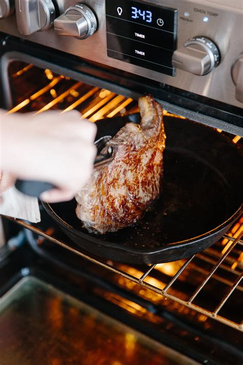 Some fat around the exterior of beef cuts is good, but trim any large pieces surrounding the meat. How To Cook Perfect Steak in the Oven | Kitchn