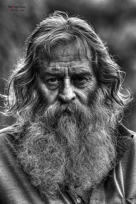 trend masa kini old man with white beard and hair paling top
