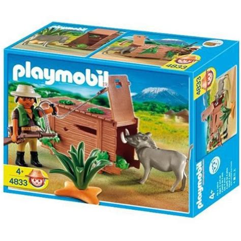 Playmobil Zoo African Wildlife Ranger With Warthog Set 4833 Toywiz