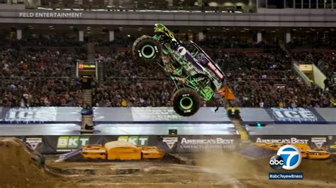 Monster Jam Truck Show Returns To Angel Stadium After A Nearly Two Year