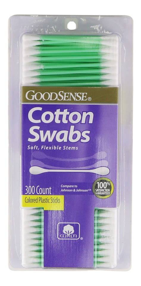 Soft And Flexible Cotton Swabs Goodsense 300 Ct Delivery Cornershop By Uber