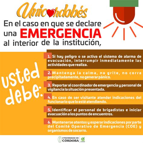 Plan De Emergencias Universidad De Córdoba