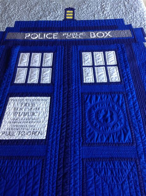 The Fifty Factor Dr Who And The Tardis Quilt