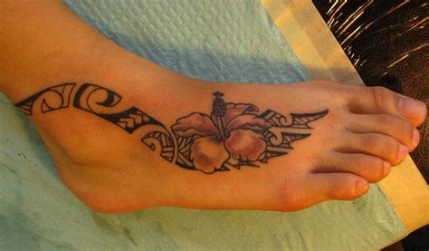 16 Awesome Tribal Foot Tattoos Only Tribal