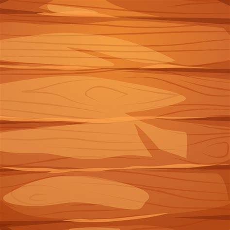 Premium Vector Cartoon Wood Texture Front View Bright Color