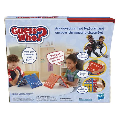Buy Guess Who Board Game Original Guessing Game Easy To Load Frame