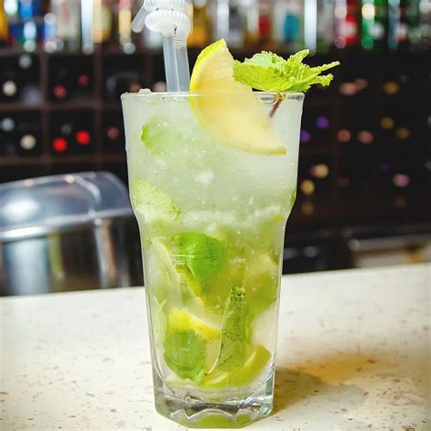 Recette cocktail Virgin Mojito sans alcool à base de sirop saveur rhum