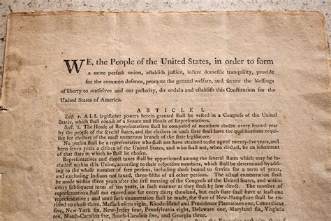 Rare Copy Of Us Constitution Sold For 43 Million Fism Tv