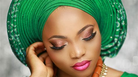 Nigerian Bridal Makeup And Gele Saubhaya Makeup