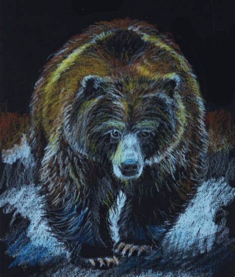 Lessons In Colored Pencil Grizzly Bear Creating A Masterpiece