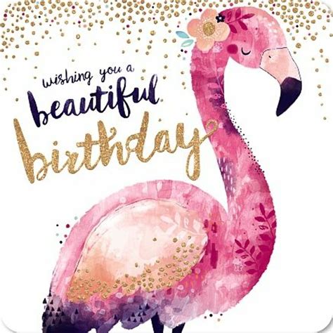 Download High Quality Flamingo Clip Art Happy Birthday Transparent Png