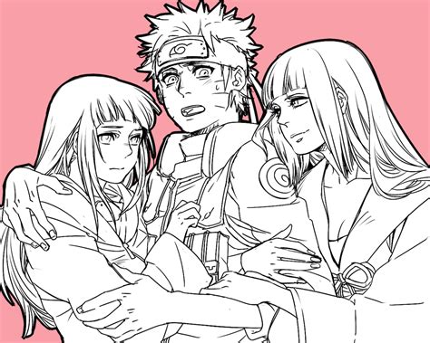 Uzumaki Naruto Hyuuga Hinata And Shion Naruto And 2