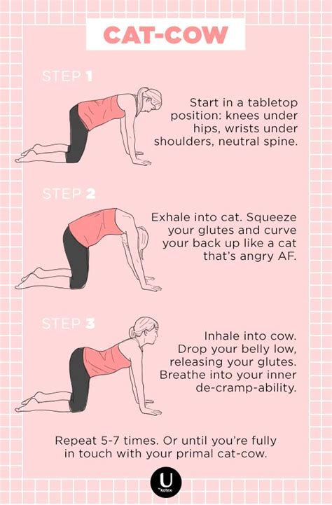 Cat/cow are yoga poses that involve rounding and arching the entire spine and it's helpful to help gently stretch and loosen up the. Cat Cow Yoga / Women Silhouette Cow Yoga Pose Bitilasana ...