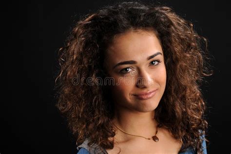 Beautiful Model With Curly Hair Picture Image 8623871