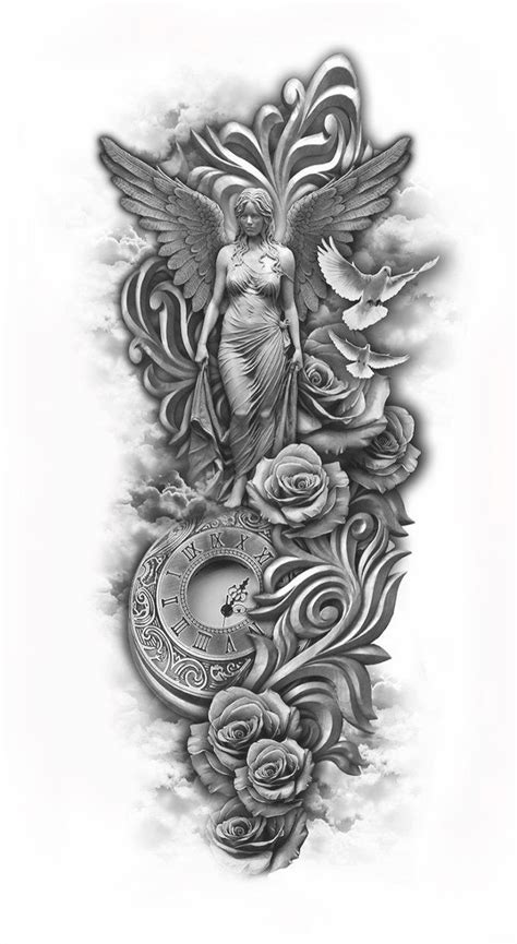 Png Tattoo Sleeve / Download Free Tattoo Sleeve Artist Flash Machine png image