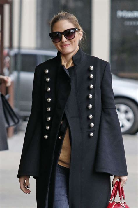 Olivia Palermo Wears A Military Inspired Coat 08 Gotceleb