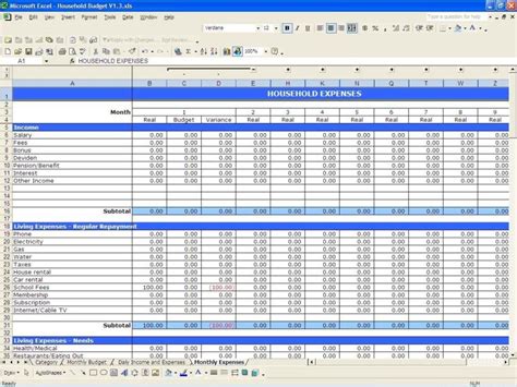 Microsoft Excel Spreadsheet Formulas — Db