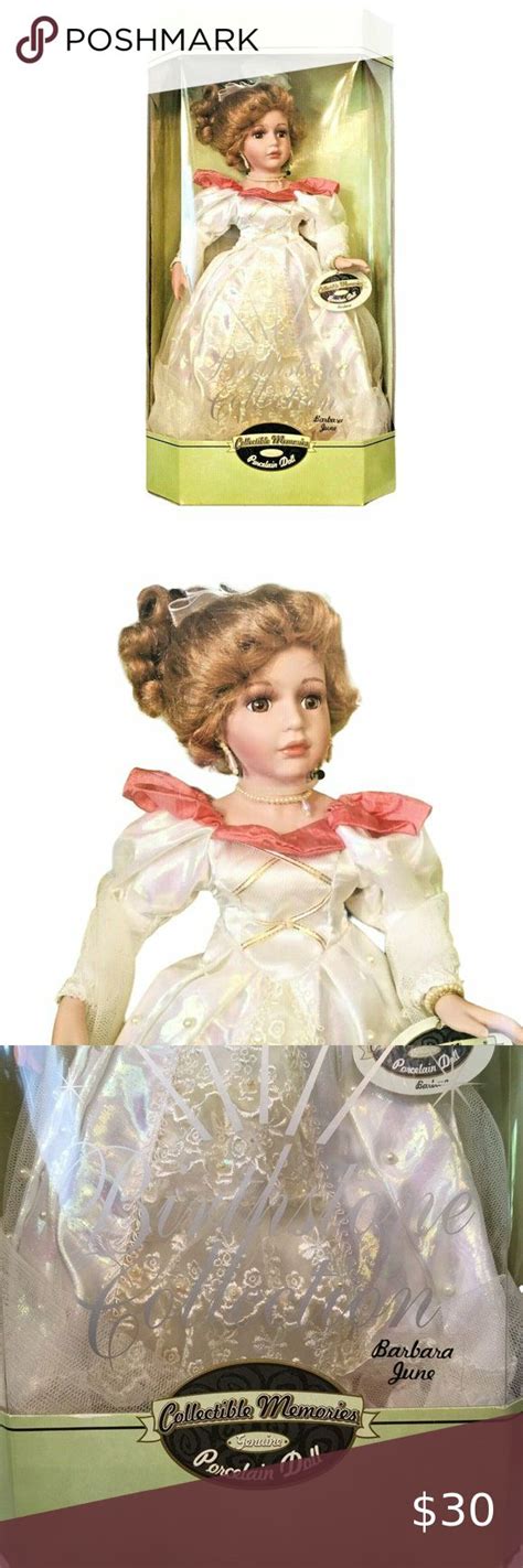 Porcelain Doll Collectible Memories June Birthstone Collection Barbara