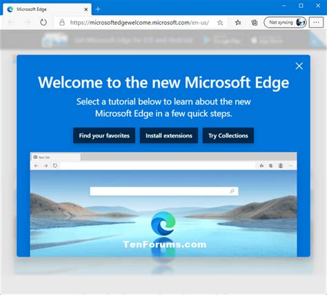 Microsoft Edge Chromium Windows 7