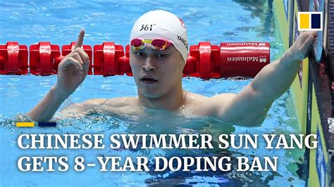 Chinese Swimmer Sun Yang Gets 8 Year Ban For Doping Offences Youtube