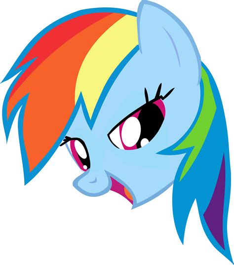 Rainbow Dash First Vector By 505054 On Deviantart