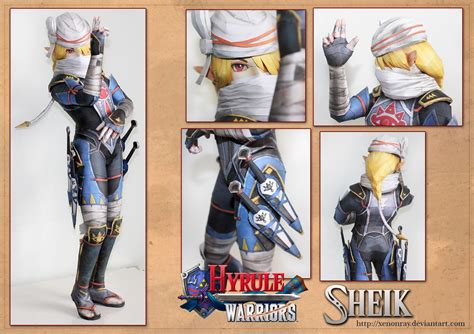 Hyrule Warriors Sheik Papercraft Download By Avrin Art On Deviantart