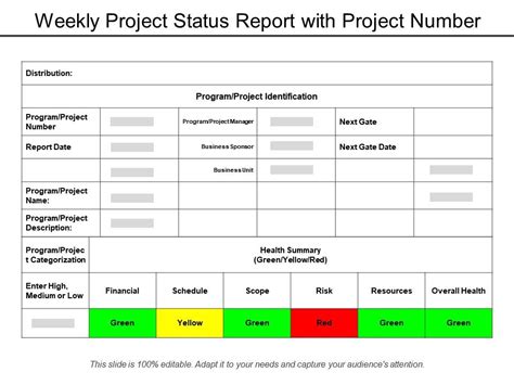 Top 10 Weekly Project Status Report Templates With Samples