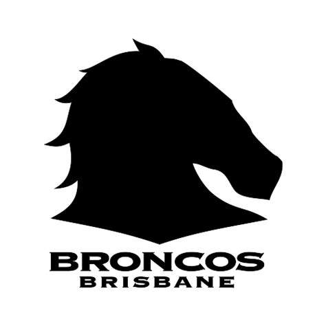 The image is used to identify the organization brisbane broncos, a subject of public interest. Broncos Logo Jpg Fee | Coloring Pages Library