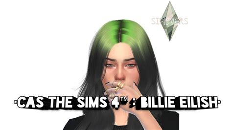 Billie Eilish Sims 4 Cas Cc Links Youtube All In One Photos