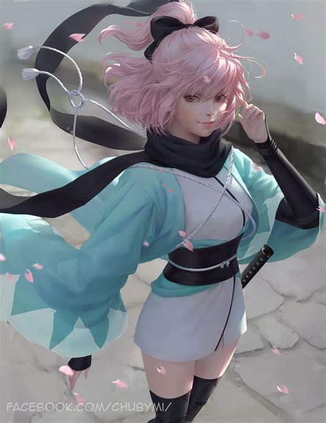Artstation Okita Fate Grand Order Chuby Mi Dungeons And Dragons