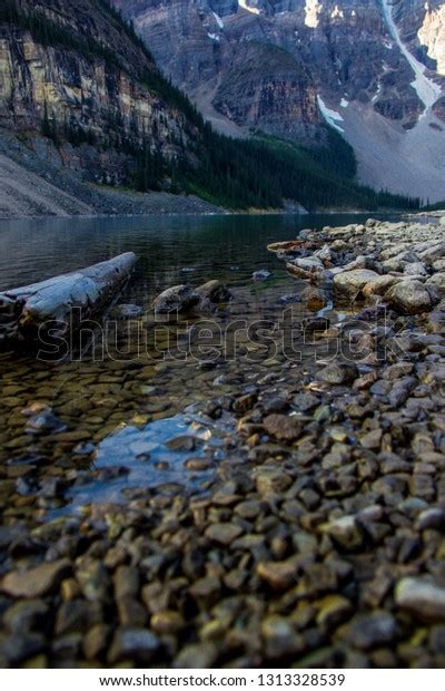 Banff National Park Water Pictured Here Stock Photo 1313328539