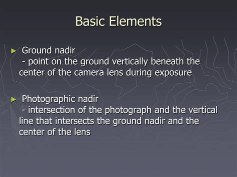 Ppt Remote Sensing Geometry Of Aerial Photographs Powerpoint
