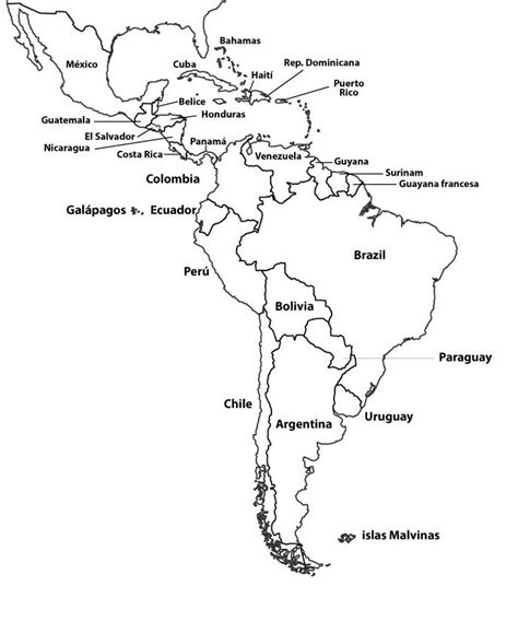 Imagen Del Mapa De Sudamerica Para Colorear Citas Adultos En Navarra