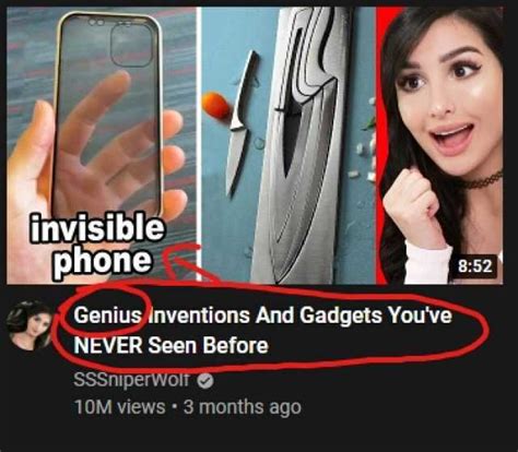 invisible phone 852 genius inventions and gadgets youve never seen before sssniperwolr 10m views