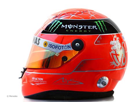 Download The 2012 helmet (side view) of Michael Schumacher of the ...