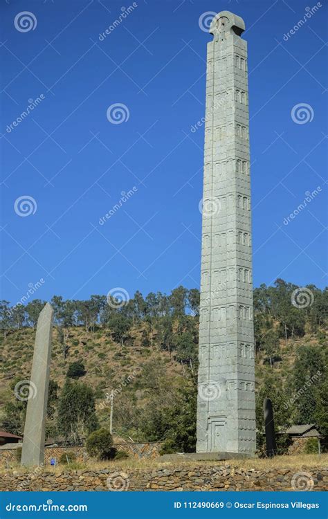 Famous Obelisks In Aksum Ethiopia Stock Image Image Of Axum