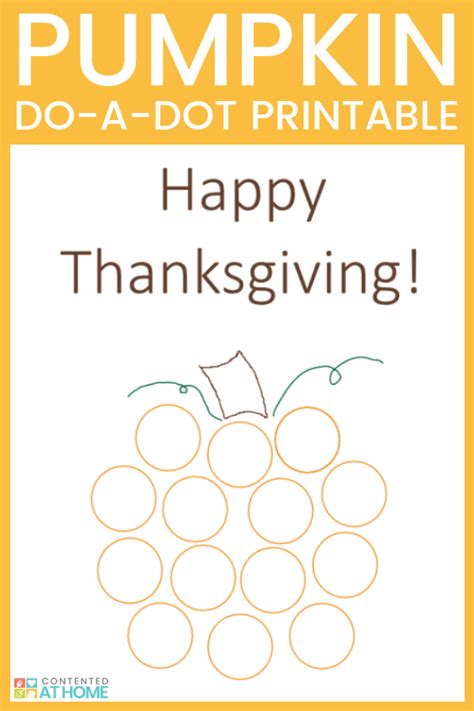 Check spelling or type a new query. Free Pumpkin Do-a-Dot Printable | Contented at Home