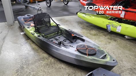 New Old Town Topwater 120 Fishing Kayak Overview Of Features Youtube