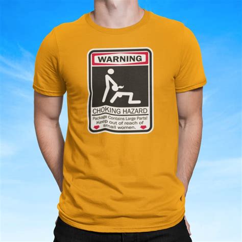Warning Choking Hazard T Shirt Novelty T Shirt Adult Unisex Etsy