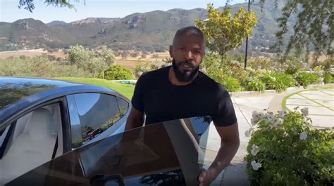 Jamie Foxx Gets Behind The Wheel Of A Performance Tesla Model 3 For The