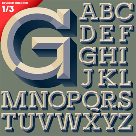 Creative Alphabets Design Vector Set 11 Free Download