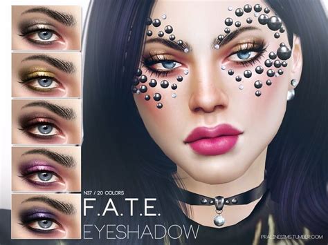 Eyeshadow In 20 Colors Found In Tsr Category Sims 4 Female Eyeshadow