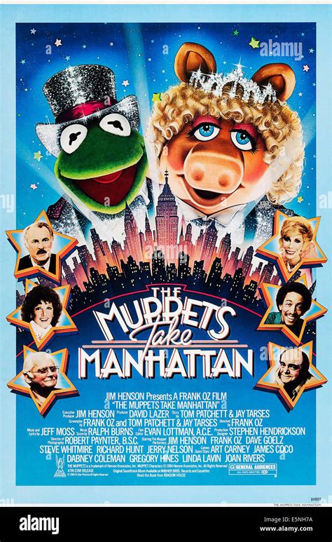 The Muppets Take Manhattan Us Poster Top From Left Kermit The Frog