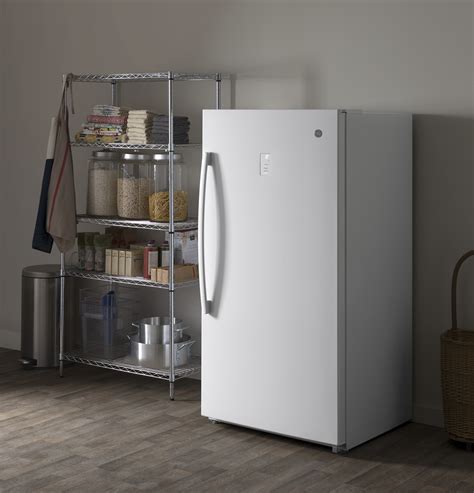 Ge® 173 Cu Ft Frost Free Upright Freezer Fuf17dlrww Ge Appliances