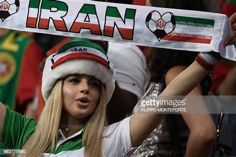 An Iran Fan Cheers Prior To The Russia 2018 World Cup Group B Nachrichtenfoto Getty Images