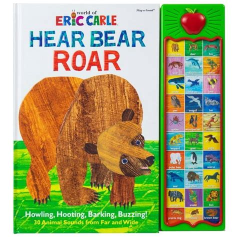 World Of Eric Carle Hear Bear Roar 30 Animal Sound Book Pi Kids